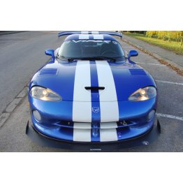 Накладка сплиттер на передний бампер на Dodge Viper II GTS